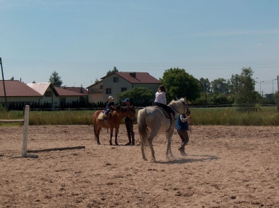 Ostatnia w tym przedszkolnym roku wycieczka Radosnych Maluchów na koniki.