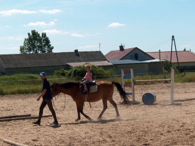 Ostatnia w tym przedszkolnym roku wycieczka Radosnych Maluchów na koniki.