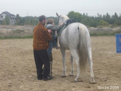 Radosne Maluchy na konikach 2008r.